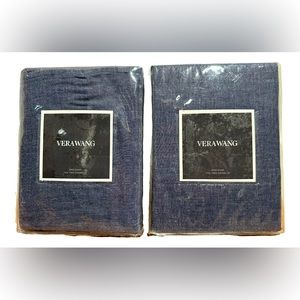 Vera Wang Melange Gauze King Shams - 2 shams being sold together